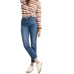 Madewell Classic Straight Leg Jeans High Rise